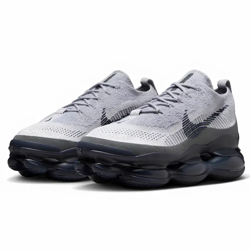 Nike Air Max Scorpion Pewter Midnight Navy u kombinaciji sive i crne boje, fotografija 3 od 5