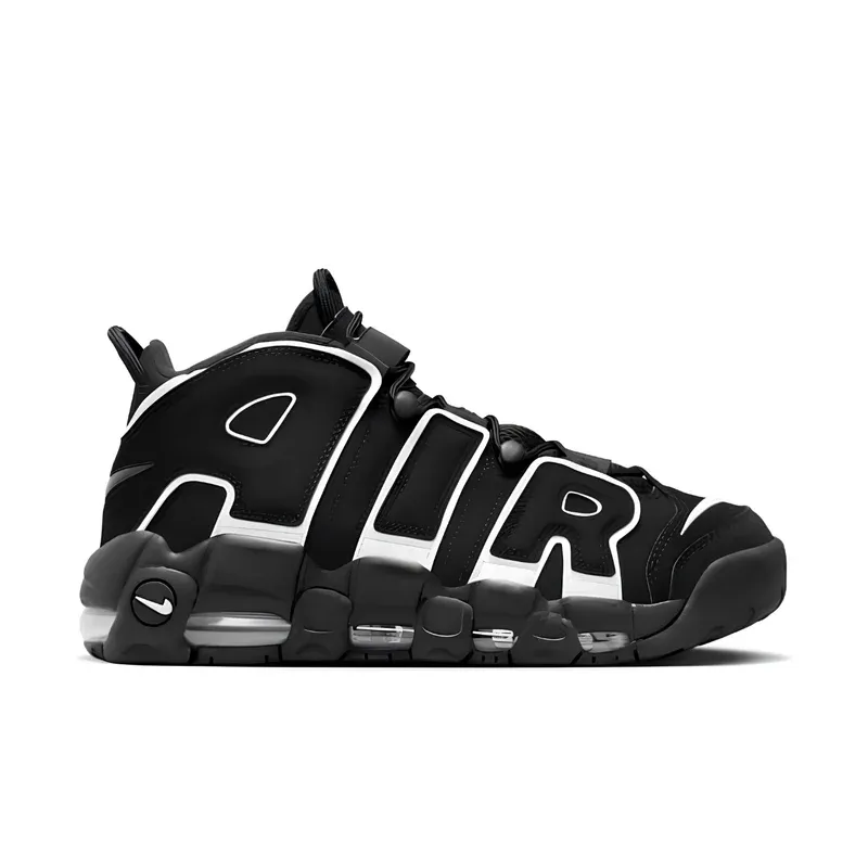 Nike Air More Uptempo '96 Black & White u kombinaciji crne i bele boje, fotografija 2 od 6