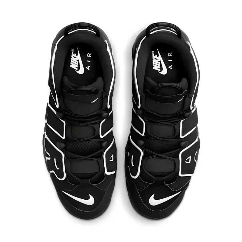 Nike Air More Uptempo '96 Black & White u kombinaciji crne i bele boje, fotografija 4 od 6