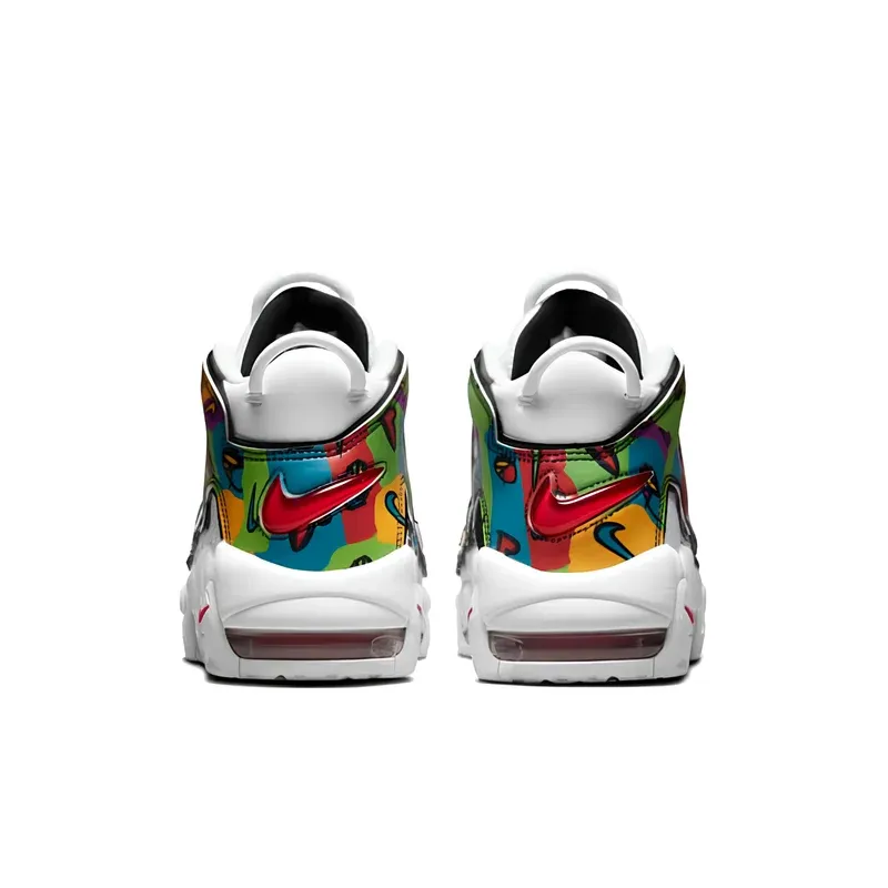 Nike Air More Uptempo Peace Love Swoosh u beloj boji, fotografija 5 od 6