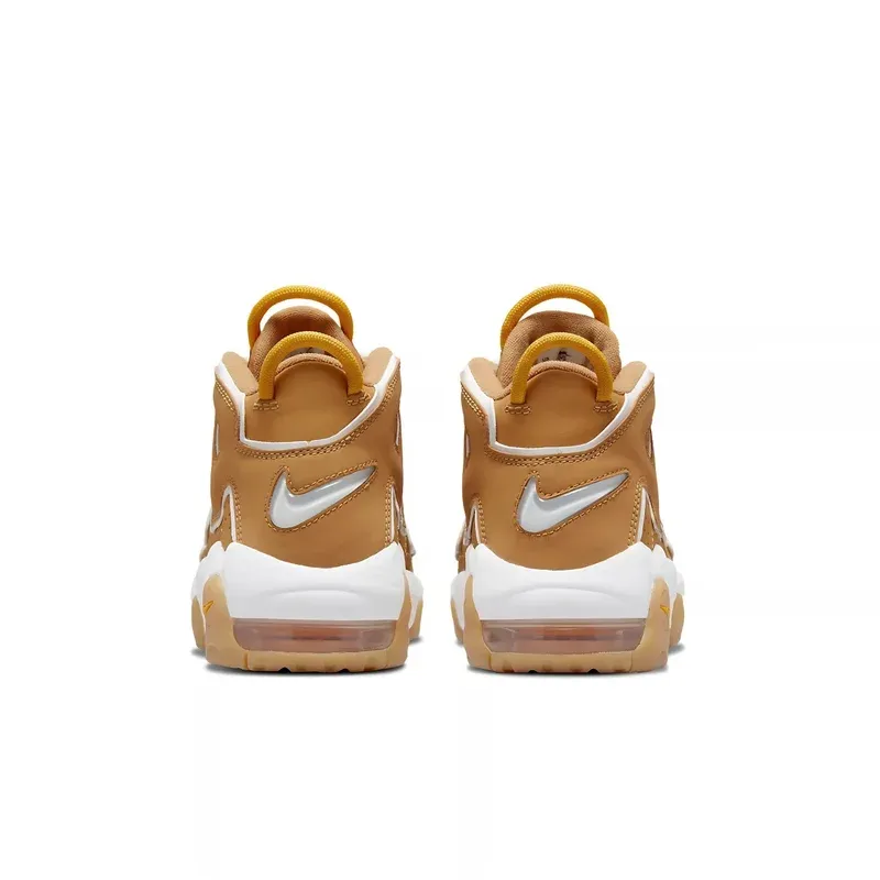 Nike Air More Uptempo Wheat u kombinaciji braon i bele boje, fotografija 5 od 6