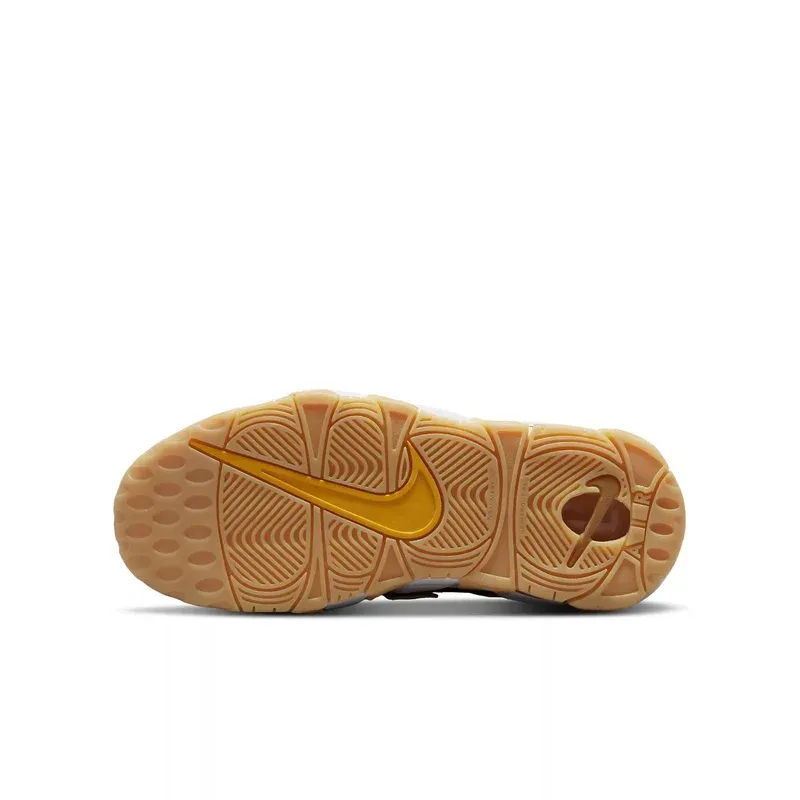 Nike Air More Uptempo Wheat u kombinaciji braon i bele boje, fotografija 6 od 6