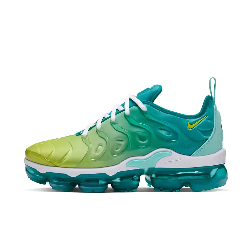 Nike Air VaporMax Plus Lemon Lime u kombinaciji zelene i žute boje — bočni pogled