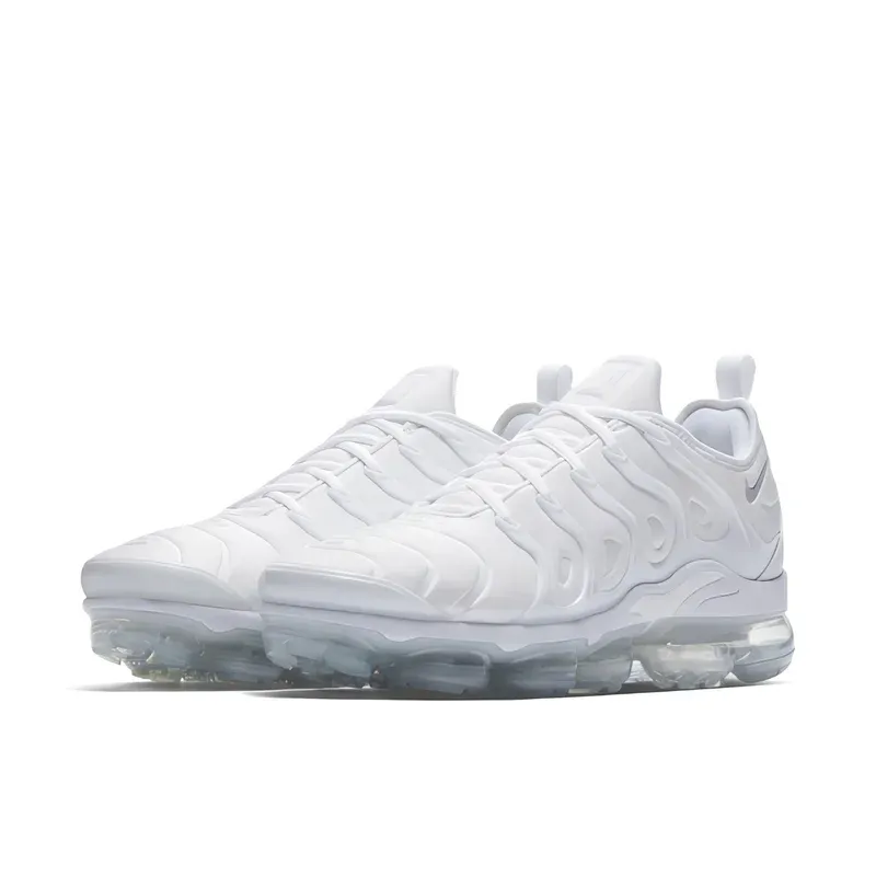 Nike Air VaporMax Plus Triple White u beloj boji, fotografija 3 od 6