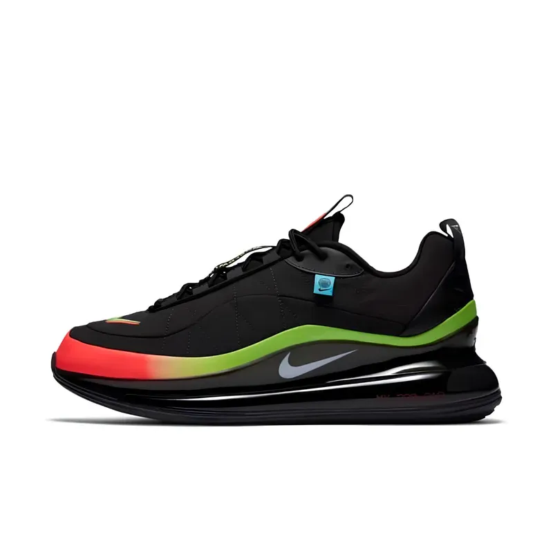 Nike MX-720-818 Worldwide Black u kombinaciji crne i crvene boje — bočni pogled