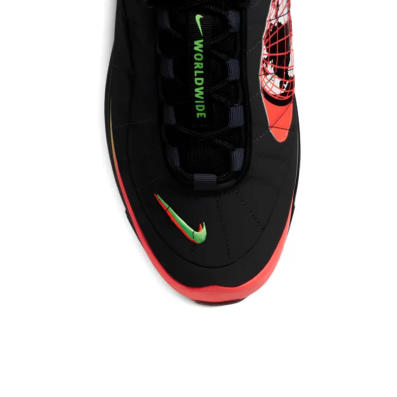 Nike MX-720-818 Worldwide Black u kombinaciji crne i crvene boje, fotografija 4 od 6