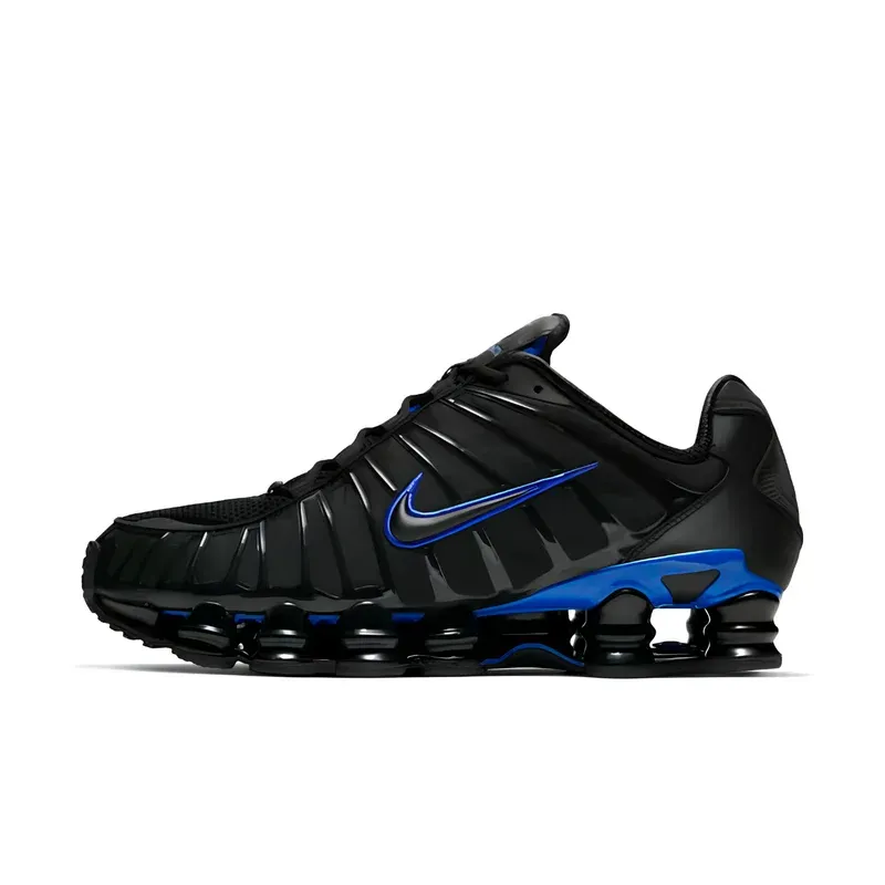 Nike Shox TL Black Racer Blue u kombinaciji crne i plave boje — bočni pogled