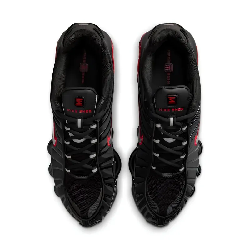Nike Shox TL Black University Red u kombinaciji crne i crvene boje, fotografija 4 od 6