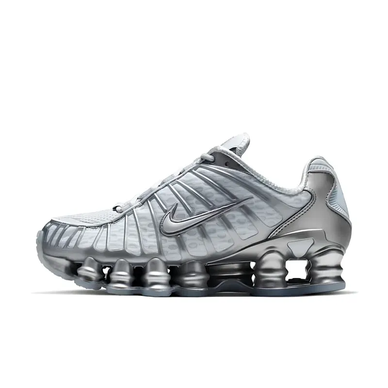 Nike Shox TL Chrome u sivoj boji — bočni pogled