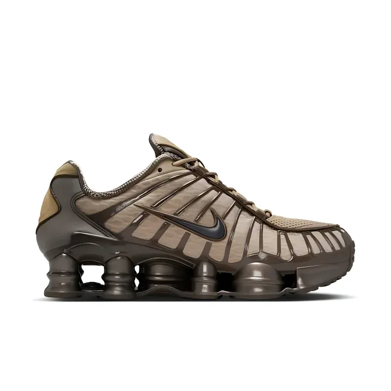 Nike Shox TL Khaki Ironstone Off Noir u kombinaciji bež i braon boje, fotografija 2 od 6
