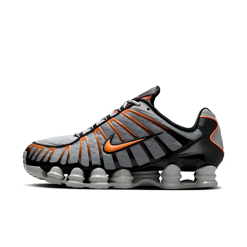 Nike Shox TL Light Smoke Grey u kombinaciji sive i crne boje — bočni pogled