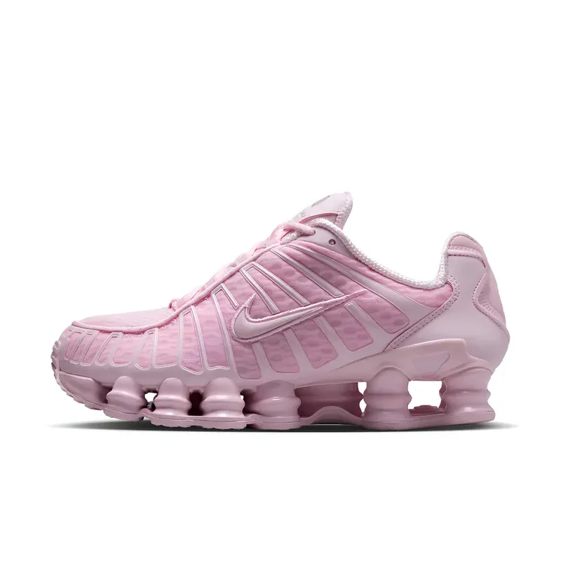 Nike Shox TL Pink Foam u roze boji — bočni pogled