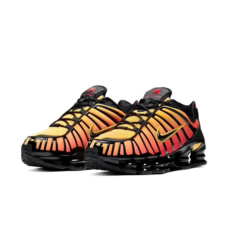 Nike Shox TL Sunrise u kombinaciji narandžaste i crvene boje, fotografija 3 od 6