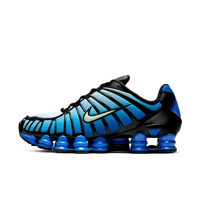 Nike Shox TL Vapor Green Racer Blue u kombinaciji plave i crne boje — bočni pogled
