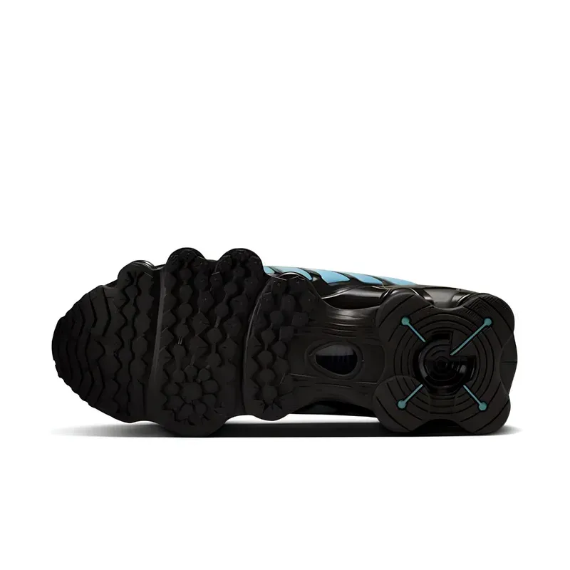 Nike Shox TL Velvet Brown Denim Turquoise u kombinaciji braon i plave boje, fotografija 6 od 6