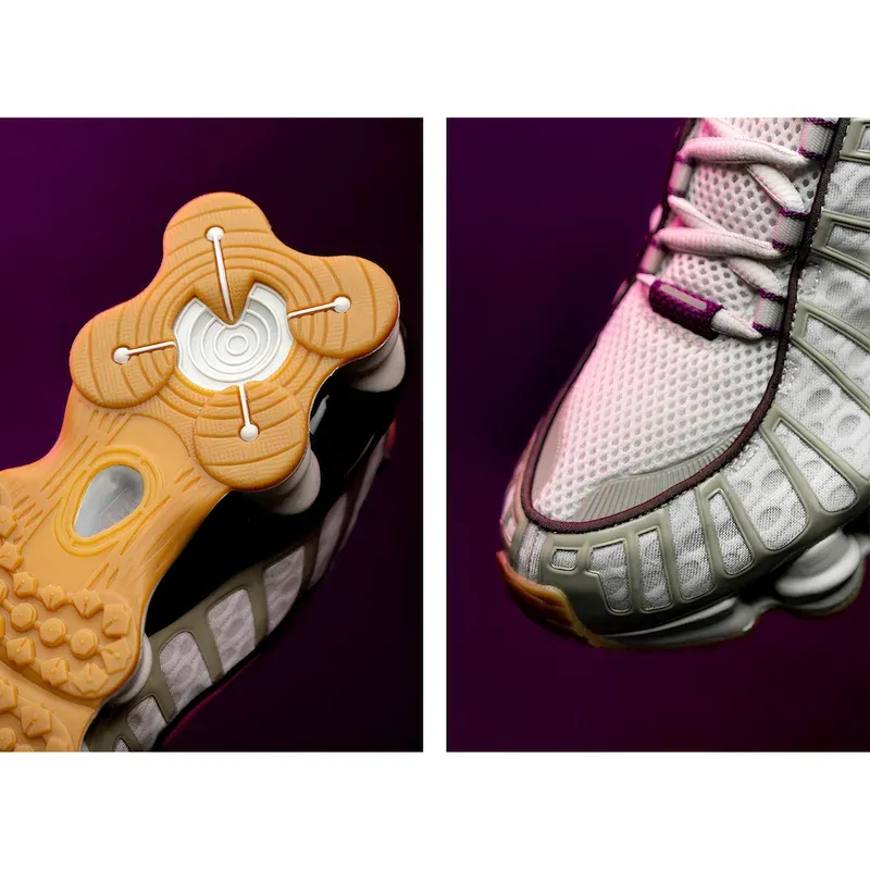 Nike Shox TL x Size? Viotech u kombinaciji bele i ljubičaste boje, fotografija 5 od 6